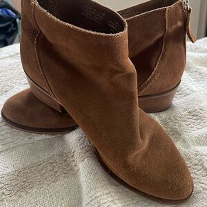 Tan booties